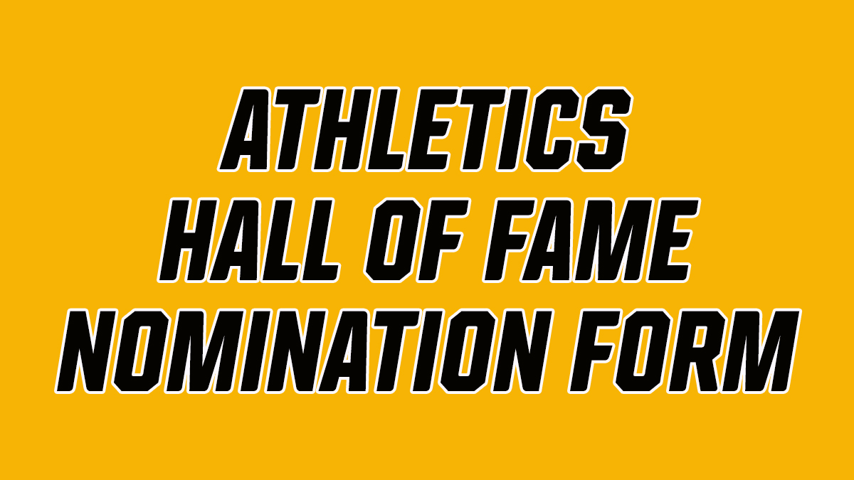 Athletics Hall of Fame Nomination