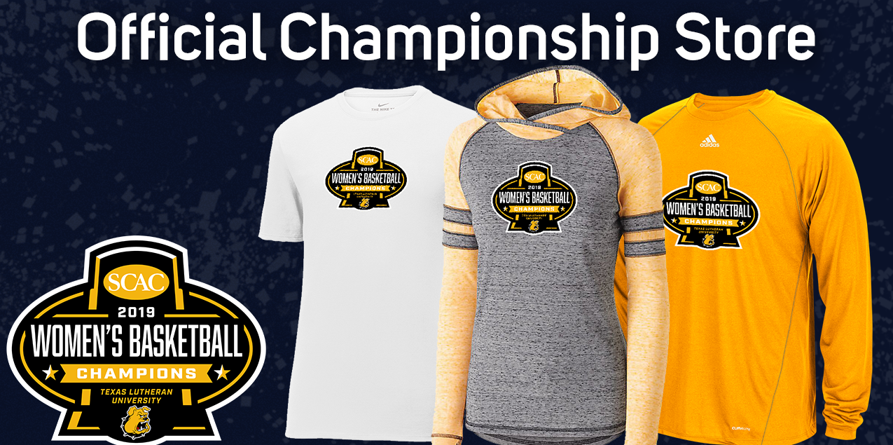 Get your SCAC Women's Basketball Championship gear, celebrate the Bulldogs victory