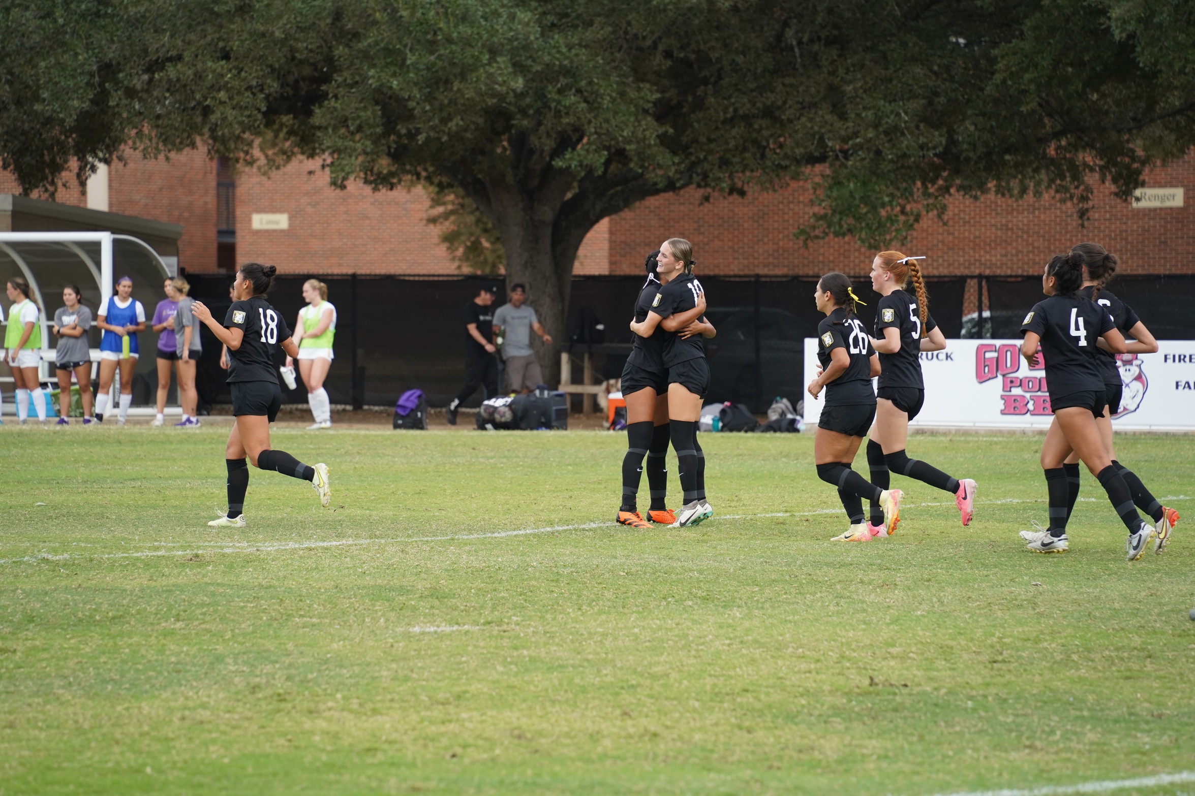 Callie Brame celebrates after her goal (photo by Madi Johnson '25)