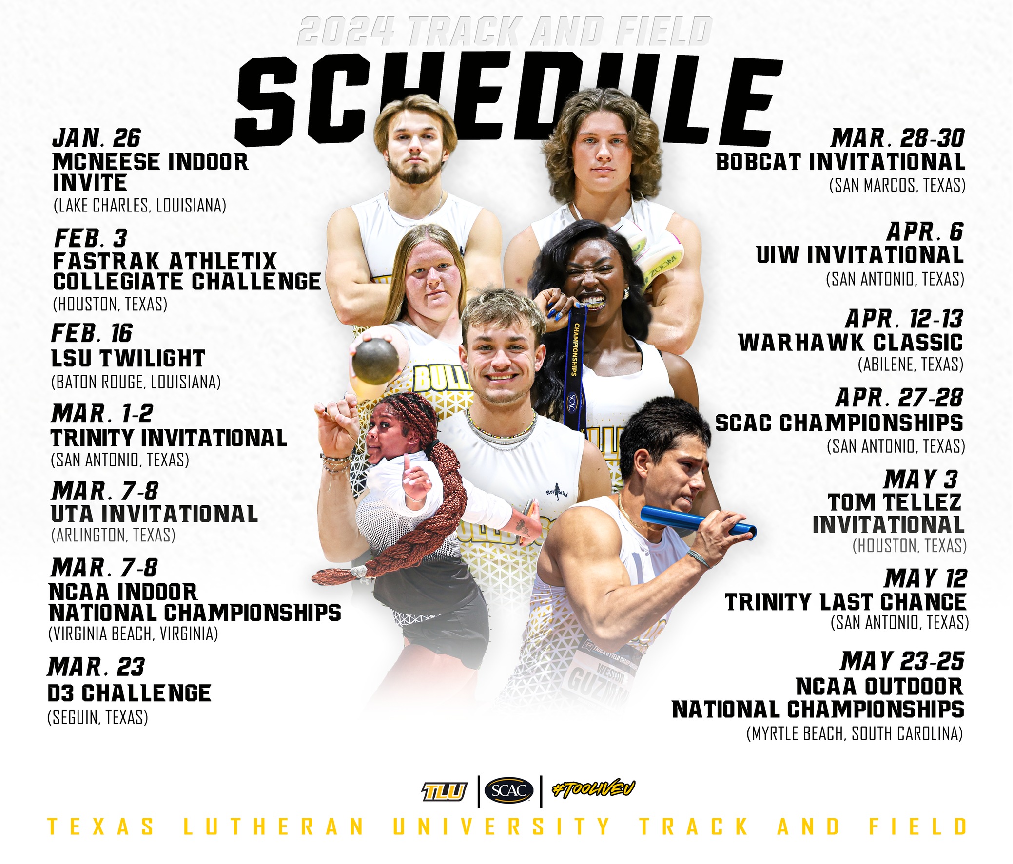 Texas Lutheran Announces Indoor and Outdoor Track and Field Schedule